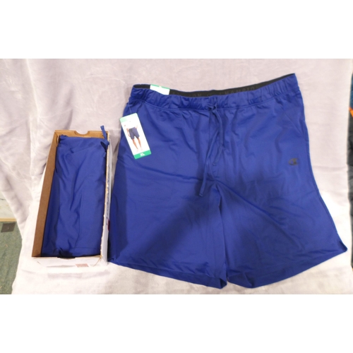 6347 - 5 x men's blue Champion shorts: size XL (335-29/85796) *This lot is subject to Vat