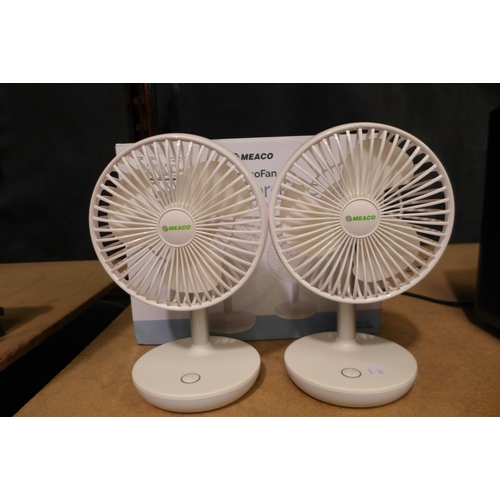 6372 - Meaco Portable Fan 2 Pack (335-279) *This lot is subject to Vat