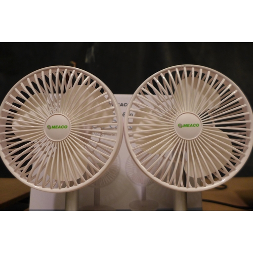 6372 - Meaco Portable Fan 2 Pack (335-279) *This lot is subject to Vat