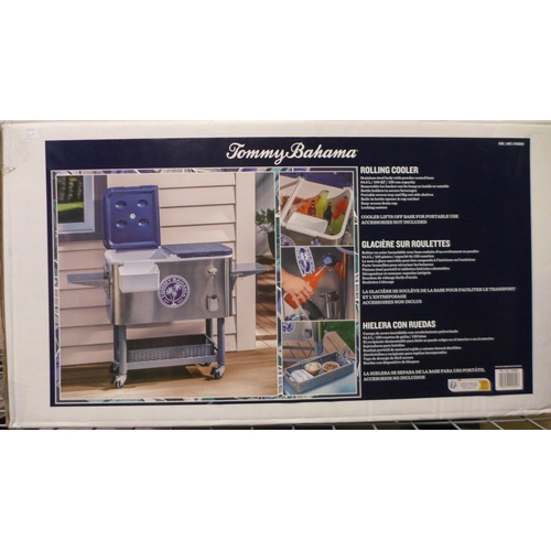 6397 - Tommy Bahama 100Qt  Stainless Steel Cooler (Damaged) Original RRP £159.99 + Vat (335-277) *This lot ... 