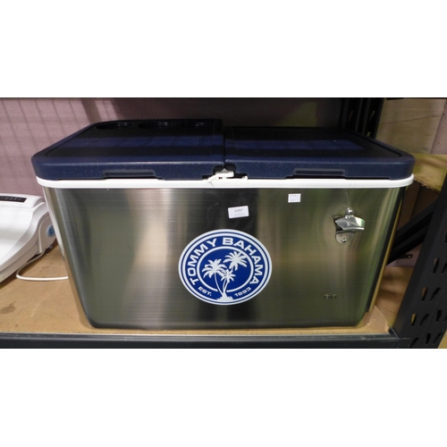 6397 - Tommy Bahama 100Qt  Stainless Steel Cooler (Damaged) Original RRP £159.99 + Vat (335-277) *This lot ... 