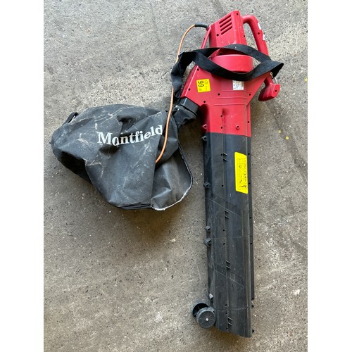 5169 - A Mountfield BE2800 2800w electric garden blower/ vacuum with collector bag