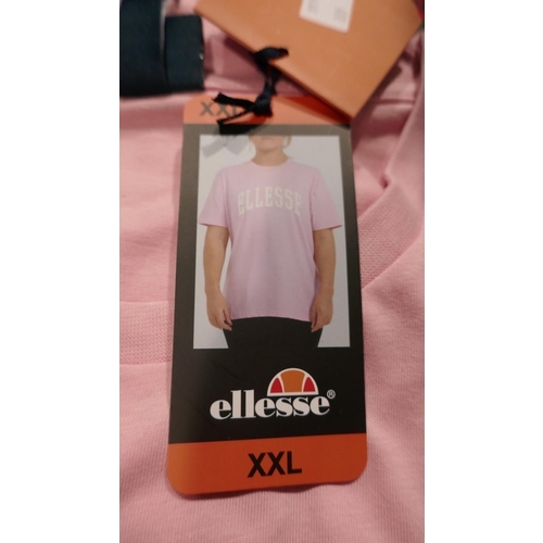 6260 - 6 x Ellesse light pink ladies T-shirts: Size XXL (335-1/85796) *This lot is subject to Vat