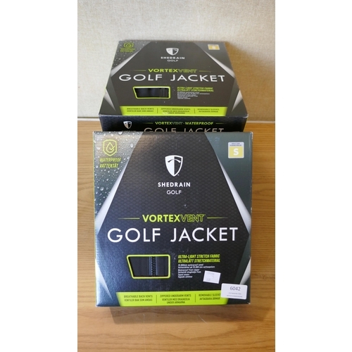 6042 - 5 x Shedrain Vortex Vent golf jackets: size small (335-60/85758) *This  lot is subject to Vat