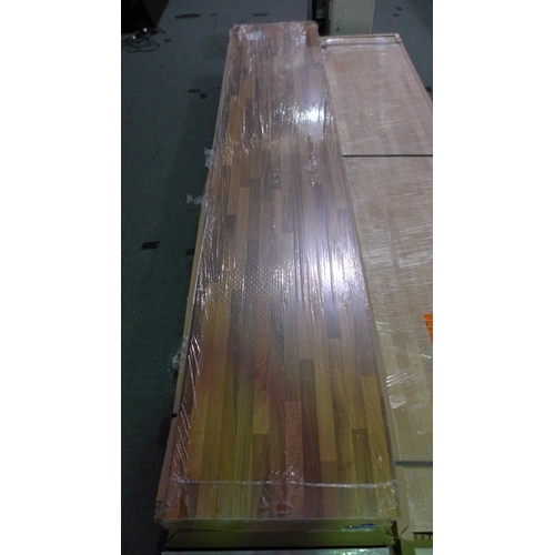 6291 - Walnut Effect Worktop  306cm x 60cm(554-194)   * This lot is subject to vat