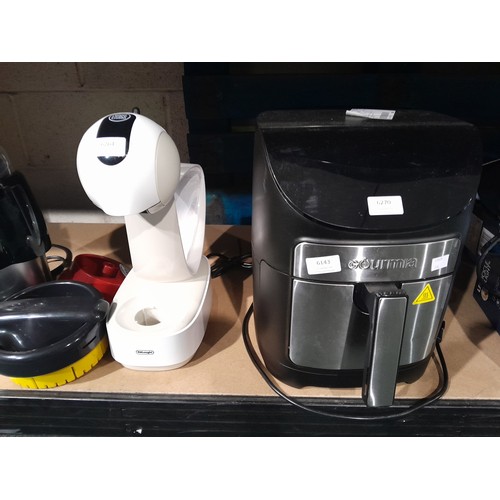 6143 - Gourmia Air Fryer 7Qt -  Nescafe Dolce Gusto Infinissima Coffee Machine and Magimix Juice Expert 3 J... 