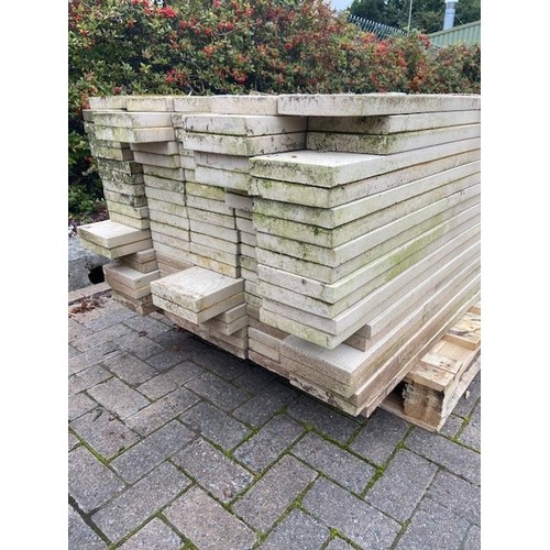 5140 - 50 Limed oak 3.6m composite decking boards - All B-Grade stock  * This lot is subject to vat