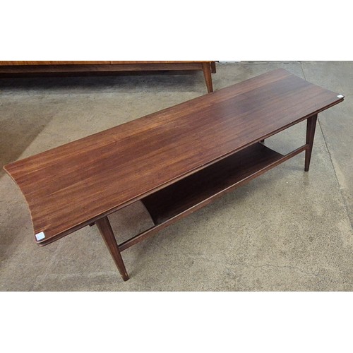 3 - A Fyne Ladye afromosia coffee table, designed by Richard Hornby