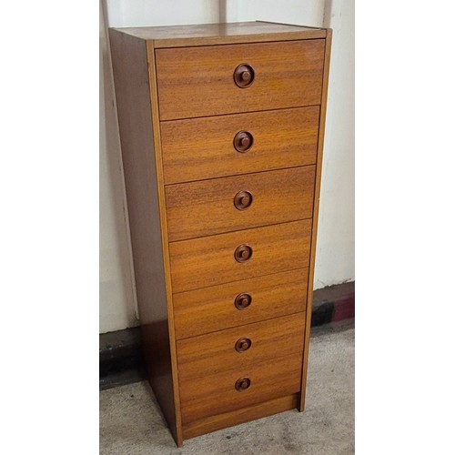 6 - A Swedish teak chest of drawers