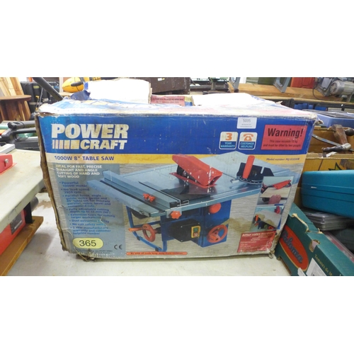 5035 - A box of assorted hand and power tolls including a Bosch PSR1440 cordless drill and Bosch bit set, r... 