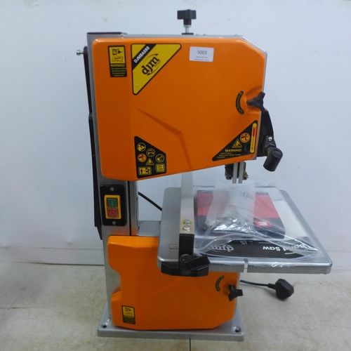 5003 - A DJM Direct DJMBAS80 240v bandsaw with replacement blade and accessories