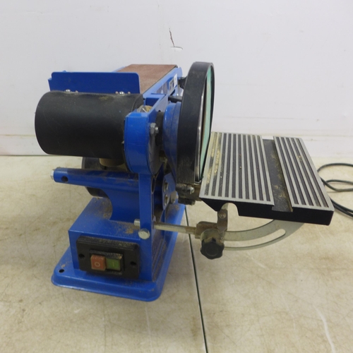 5004 - A Static Arc VPBS1015 240v disk and belt sander