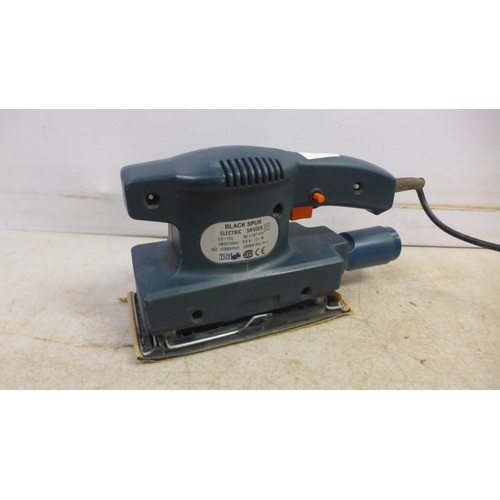 5012 - A Ferm CSM1038 240v Precision circular saw, a Black Spur ES-135 electric sander and a little Yello s... 