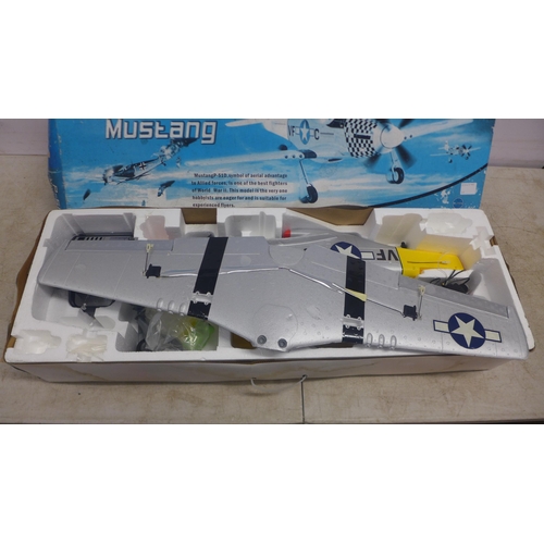 5082 - An Art-Tech remote controlled P-51D Mustang model airplane