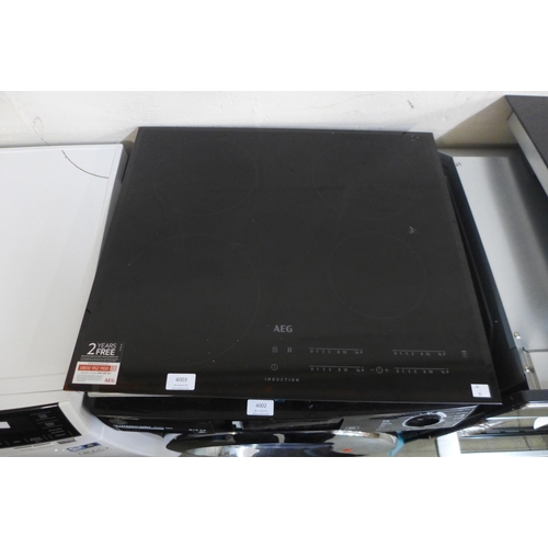 4003 - AEG 4 Zone Induction Hob - Model NoIKB64401FB, Original RRP £340.83  + vat (460-83)    * This lot is... 