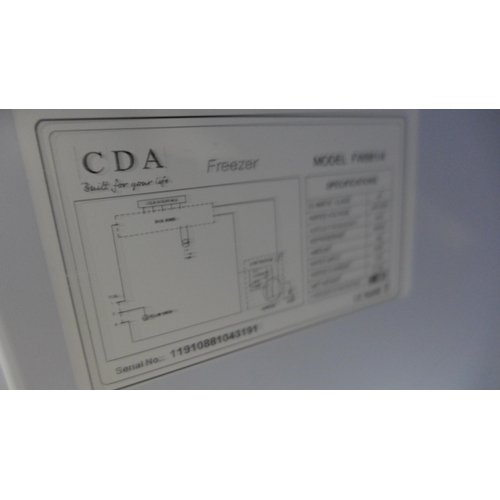 4008 - CDA Integrated Tower Freezer USED - Model no -FW881 (458-43) *This lot is subject to Vat