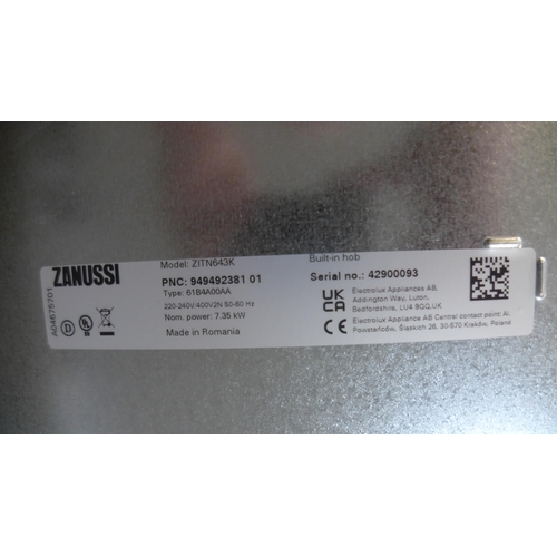 4024 - Zanussi Hob2Hood Induction Hob - Model NoZITN643K, Original RRP £249.17  + vat (460-145)    * This l... 