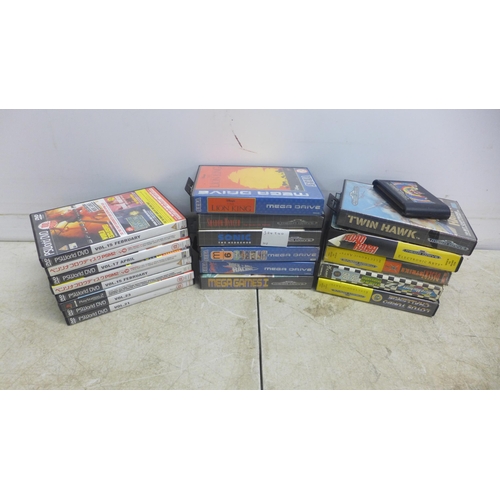 5067 - A quantity of Sega Megadrive games including Twin Hawk, Road Rash, Micromachines, Lotus Turbo challe... 