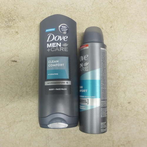 5078 - Three mens gift sets including Dove and Lynx