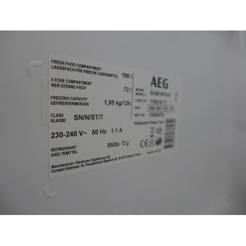 4063 - AEG 70/30 Fridge Freezer - Low Frost - Model NoSCB618F3LS, (Transit damage) Original RRP £574.17  + ... 