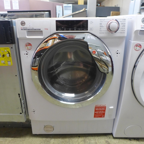 4088 - Hoover Integrated Washing Machine (9kg) - Model NoHBWS 49D1ACE, Original RRP £382.50  + vat (460-32)... 