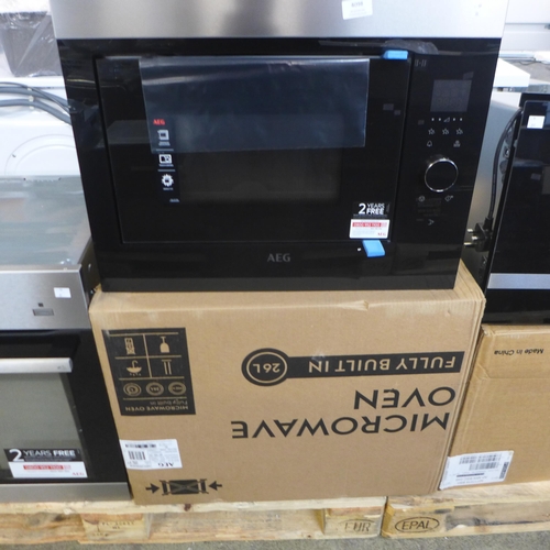 4098 - AEG Microwave - Model No MBE2658SEM, Original RRP £332.50  + vat (460-70)    * This lot is subject t... 