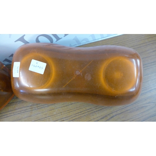 5239 - A pair of Britax flashing beacon lights