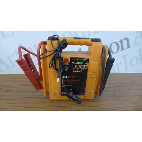 5242 - Two 12v battery chargers - a RAC 400 amp jumpstart system and a Draper 12v power pack