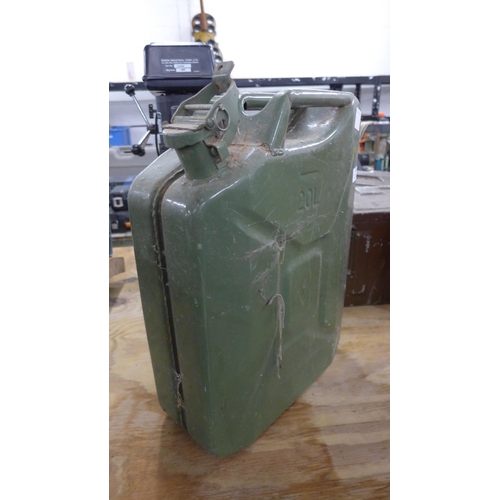 5260 - Three metal 20 litre jerry cans