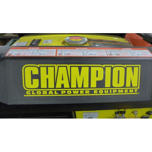 5286 - A Champion model CPG3500 2500w petrol generator