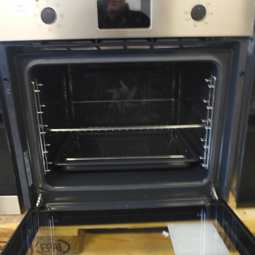 4117 - Zanussi Single Multifunction Oven - Model NoZOHNX3X1,(Transit damage)  Original RRP £265.83  + vat (... 