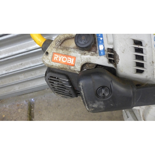 5168 - Two petrol garden blowers - A Parker PEB-2300 and a Ryobi RBI30MUB