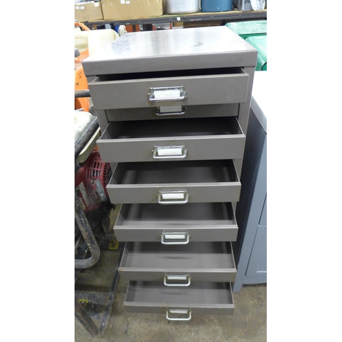 5189 - A 15 drawer multi drawer filing cabinet