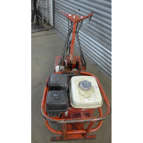 5191 - A Barreto 916 hydraulic drive petrol rotavator tiller/cultivator with a Honda petrol engine