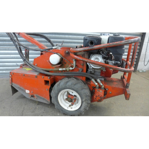 5191 - A Barreto 916 hydraulic drive petrol rotavator tiller/cultivator with a Honda petrol engine