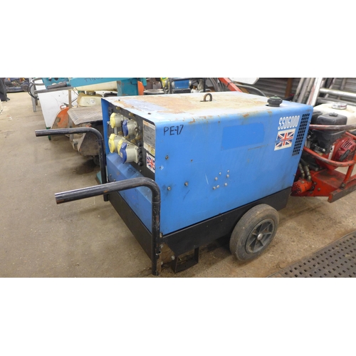 5194 - A Stephill Generators SSD6000 6.0 KVA super silent diesel generator