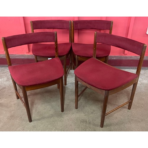 46 - A set of four McIntosh teak dining chairs