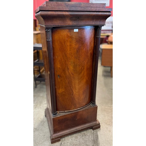 148 - A 19th Century Biedermeier mahogany single door side cabinet