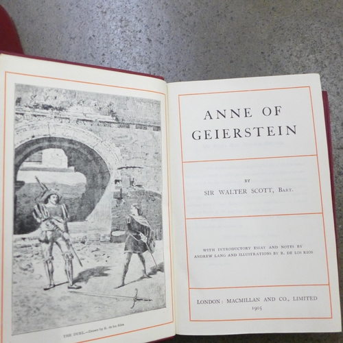 1052 - A collection of Walter Scott novels, early 1900's **PLEASE NOTE THIS LOT IS NOT ELIGIBLE FOR IN-HOUS... 