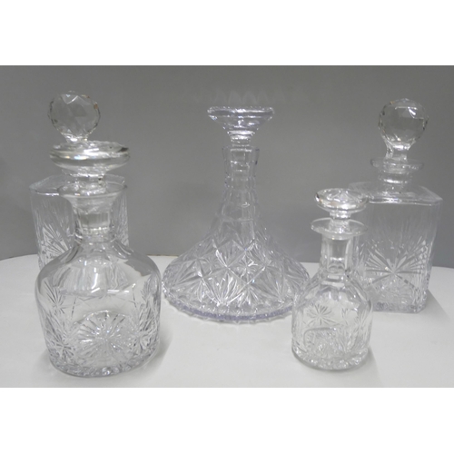 1063 - A collection of crystal and glassware including Edinburgh Crystal decanters **PLEASE NOTE THIS LOT I... 