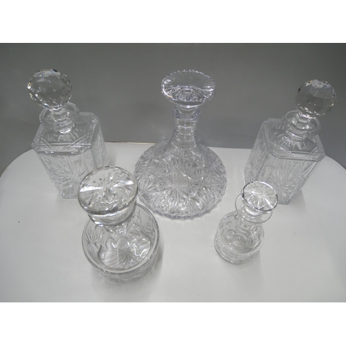 1063 - A collection of crystal and glassware including Edinburgh Crystal decanters **PLEASE NOTE THIS LOT I... 