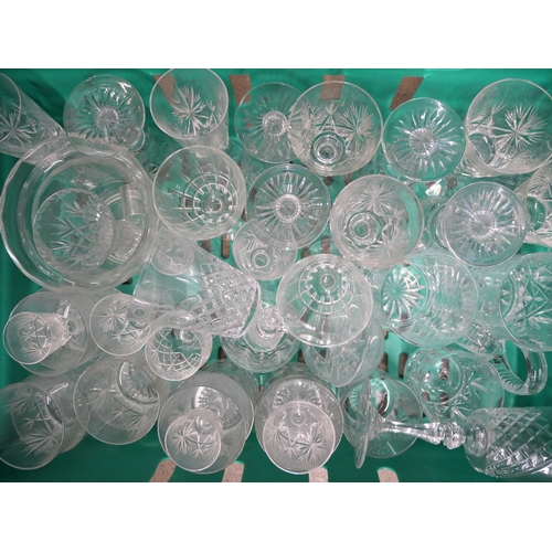 1063 - A collection of crystal and glassware including Edinburgh Crystal decanters **PLEASE NOTE THIS LOT I... 