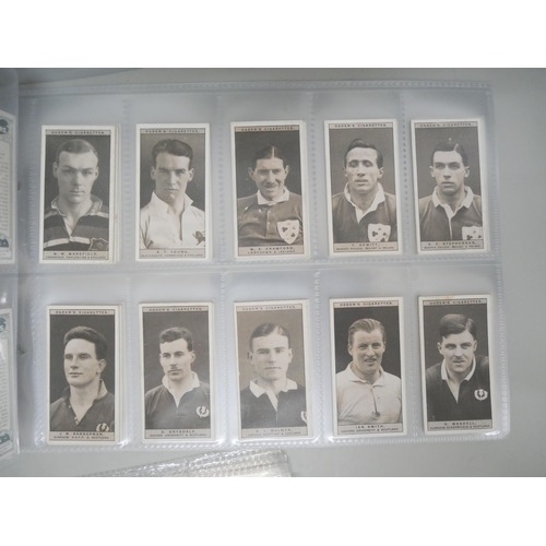 617 - Five sets of cigarette cards including Players, Gallaher, Will's & Ogdens