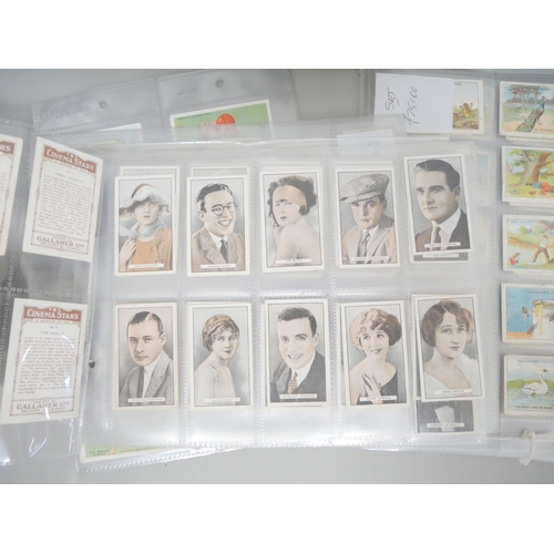 634 - Six sets of cigarette cards including Gallaher, Ogdens, Will's