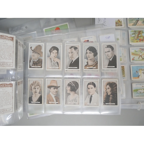 634 - Six sets of cigarette cards including Gallaher, Ogdens, Will's