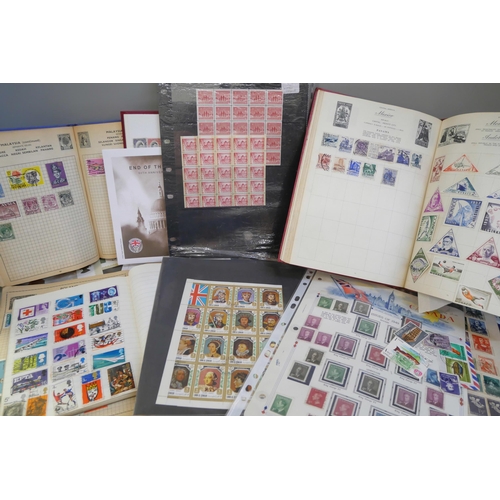 651 - A box of stamps, covers, etc.