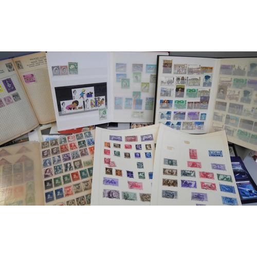 651 - A box of stamps, covers, etc.