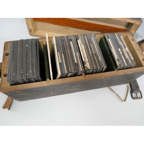 656 - A box of approximately 90  lantern slides including Horrors of Coal Mines, Beauty of Life, Covent Ga... 