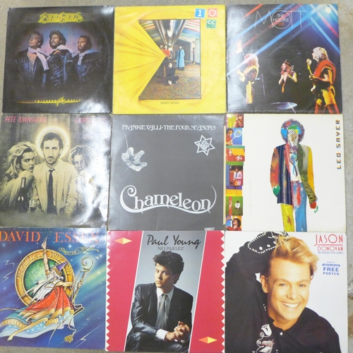 692 - 25 1970s and 1980s Rock and pop LP records