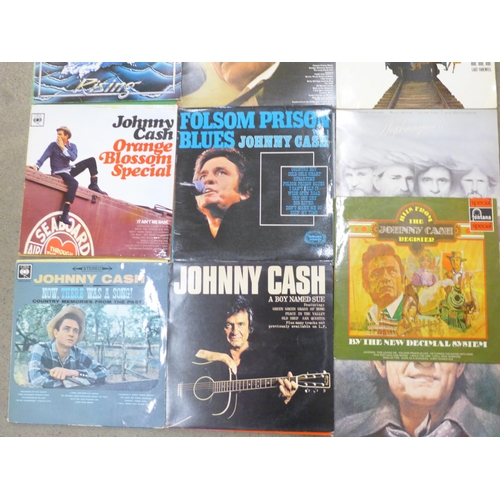 697 - 25 Country and Rock LP records, 1960s and 1970s